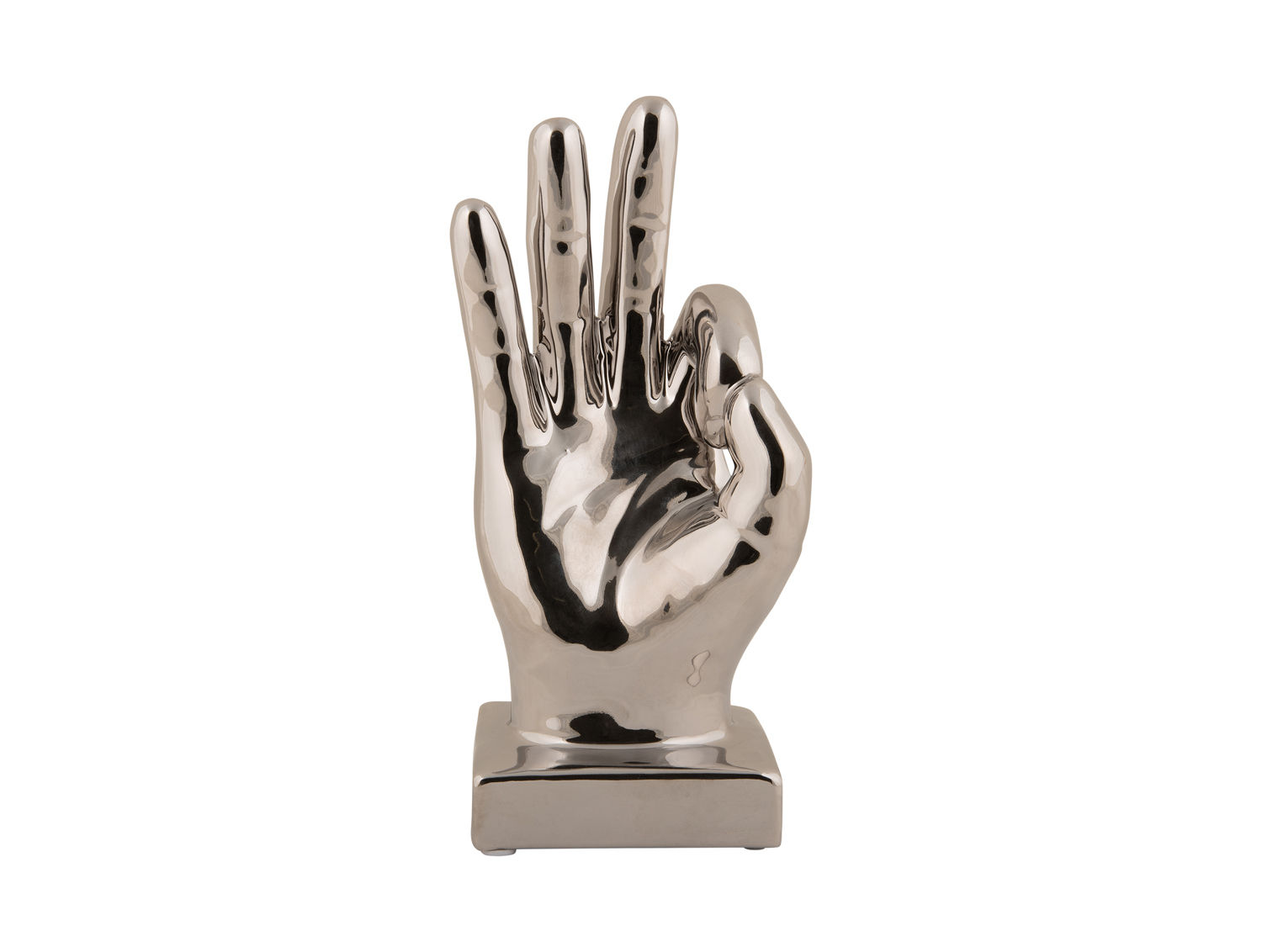 Beeld Treivello Keramiek Chroom H21 cm