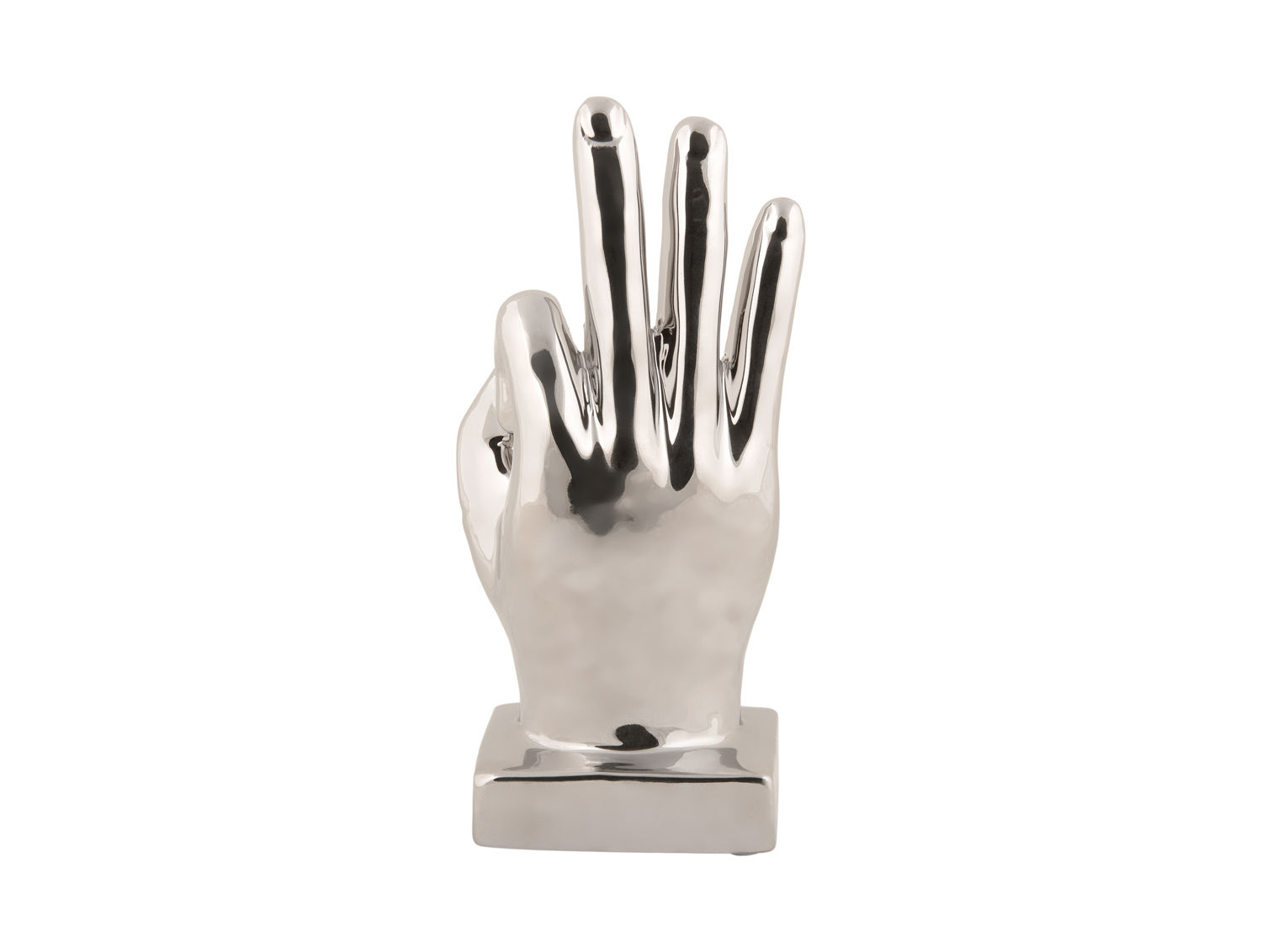 Beeld Treivello Keramiek Chroom H21 cm - Afbeelding 4