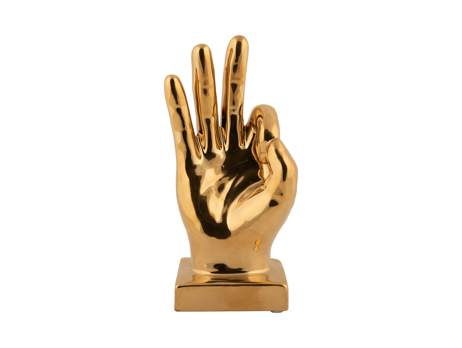 Beeld Haurak Keramiek Goud H21 cm