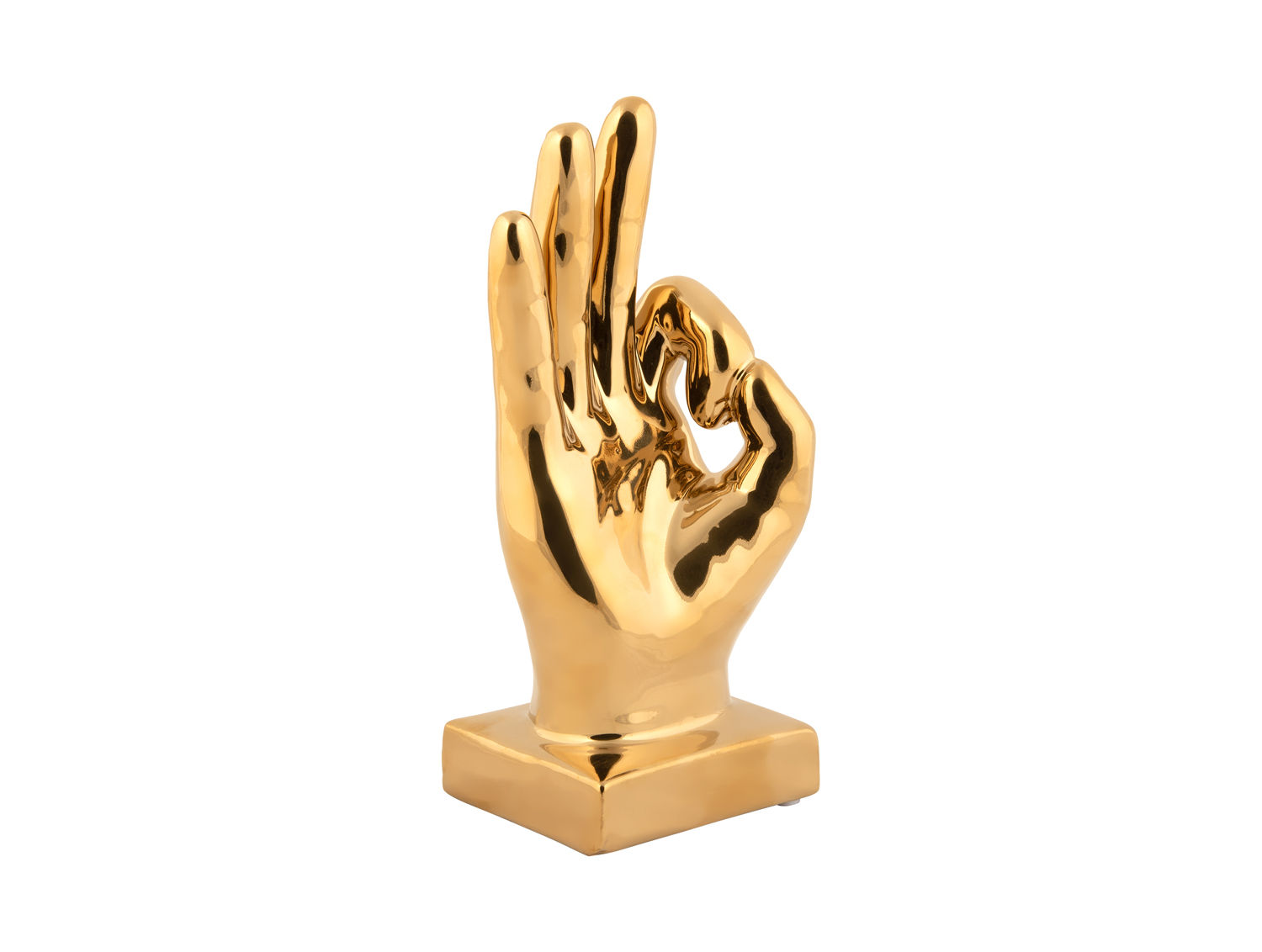 Beeld Haurak Keramiek Goud H21 cm - Afbeelding 2