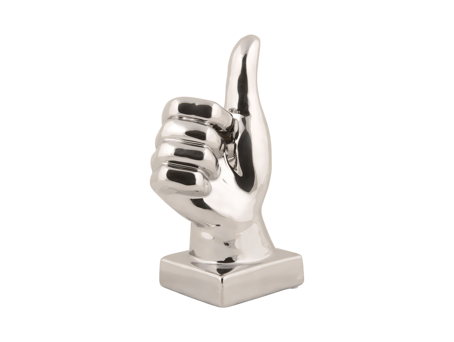Beeld Gerrano Keramiek Chroom H21 cm - Afbeelding 2
