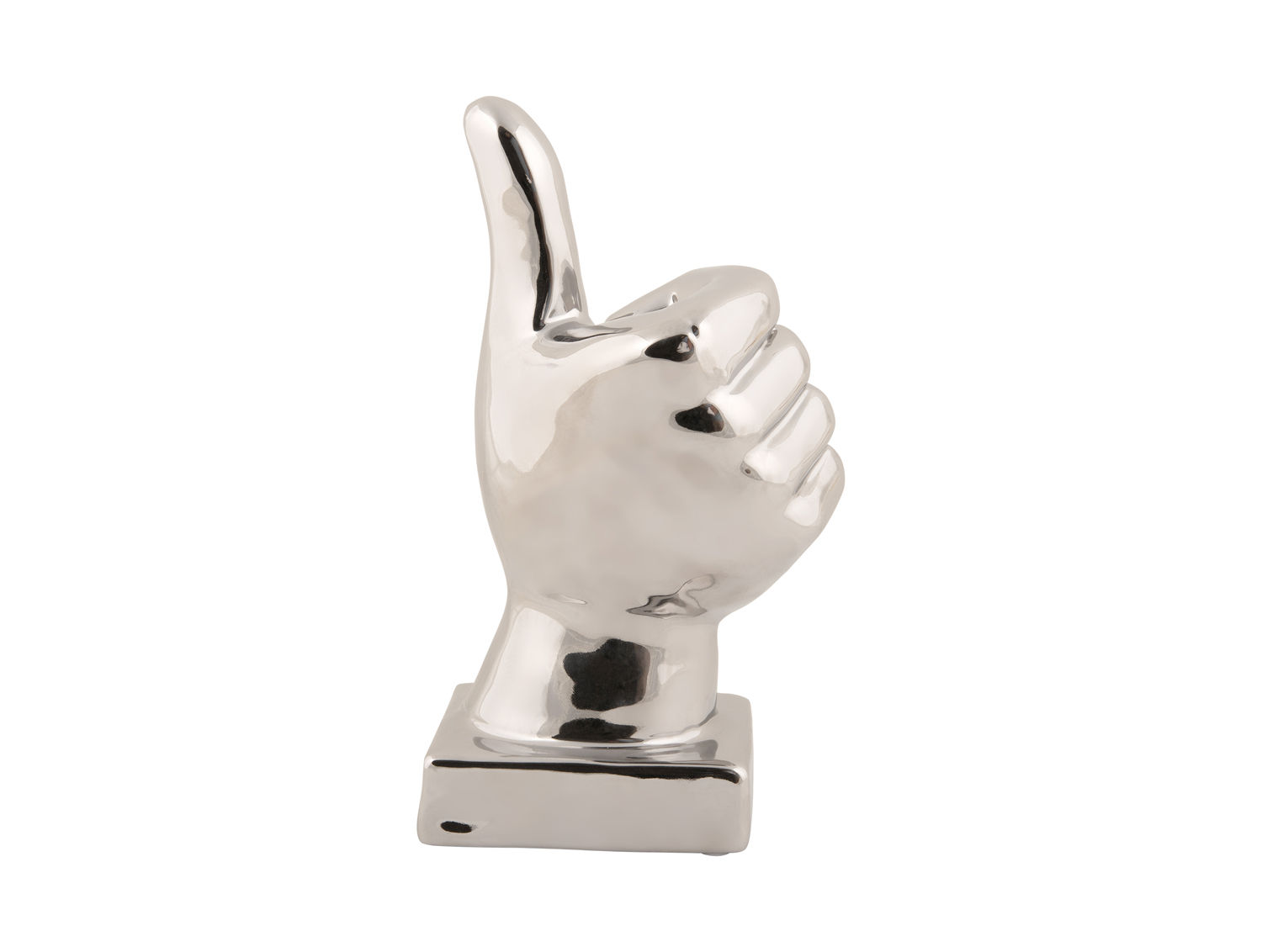 Beeld Gerrano Keramiek Chroom H21 cm - Afbeelding 4