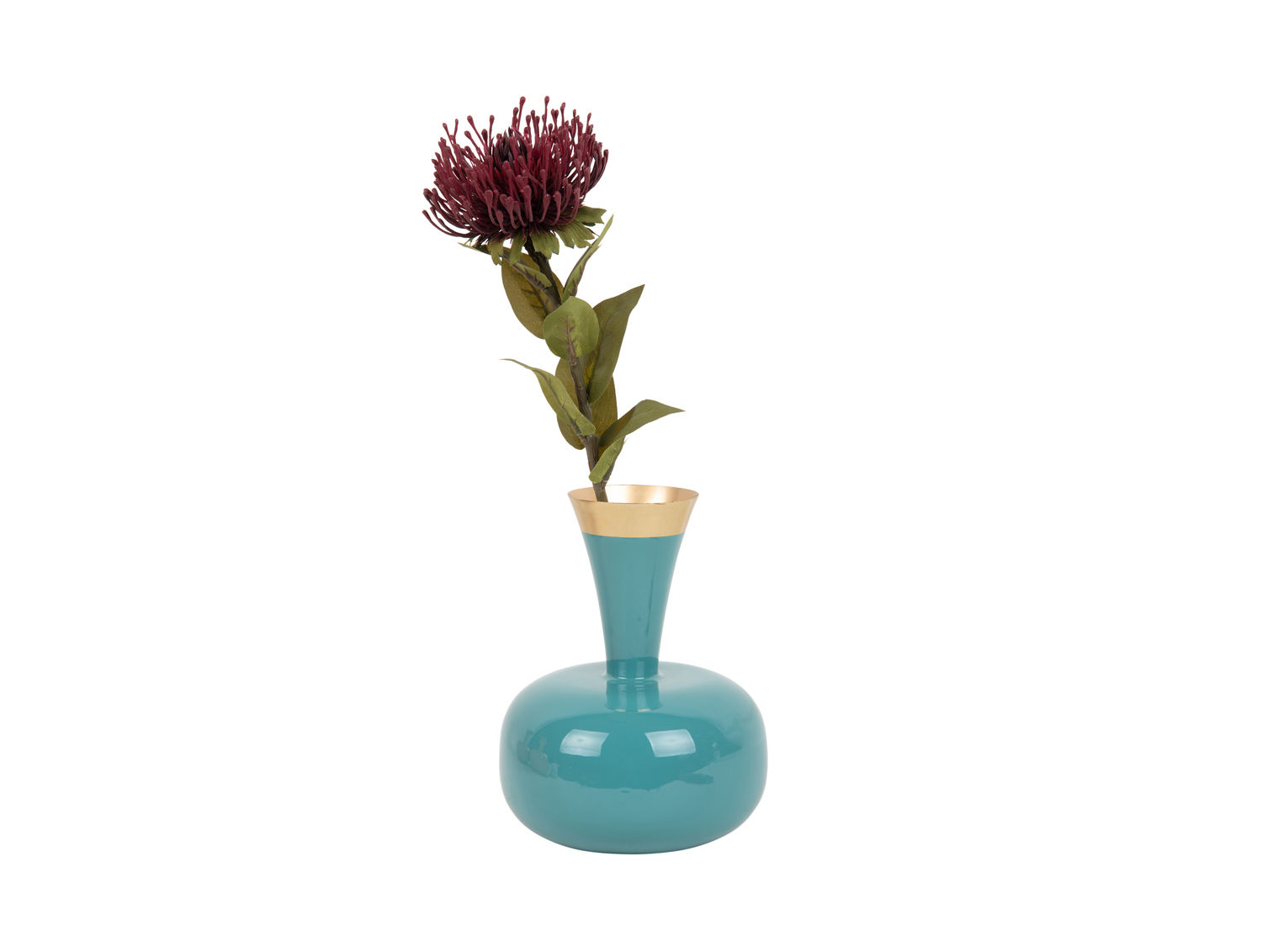 Vaas Skollura Turquoise H24 cm - Afbeelding 2