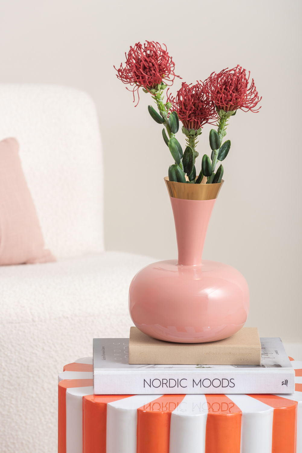 Vaas Fleiskona Roze H24 cm - Afbeelding 3