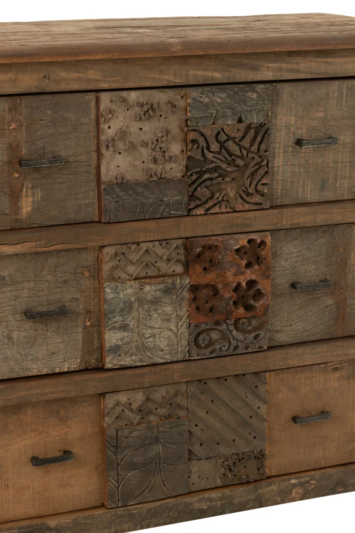 Kast Gaanira Bruin 100 cm - Afbeelding 6