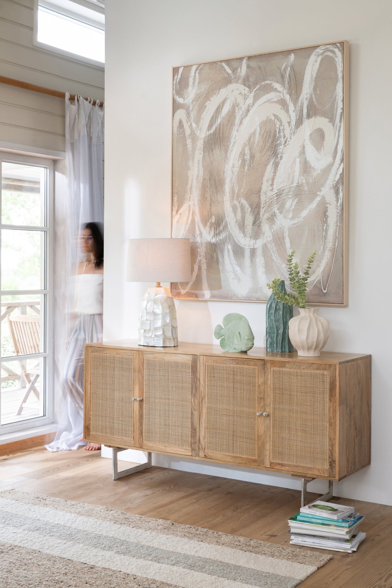 Dressoir Demor Naturel 170 cm - Afbeelding 10