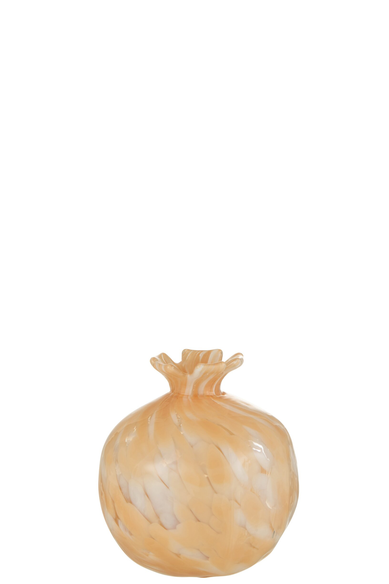 Vaas Vaskos Glas Beige H13,5 cm - Afbeelding 2