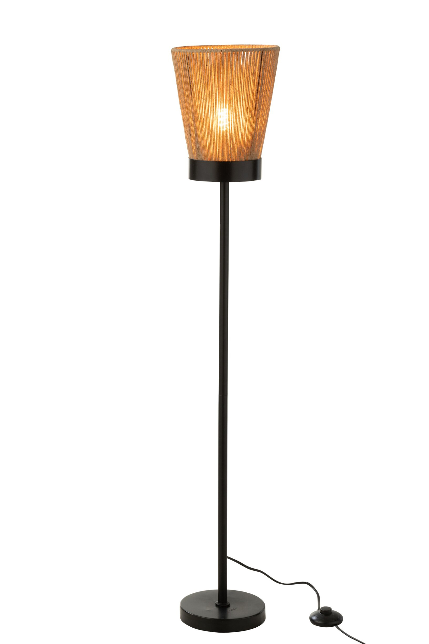 Vloerlamp Vannek Naturel H120 cm