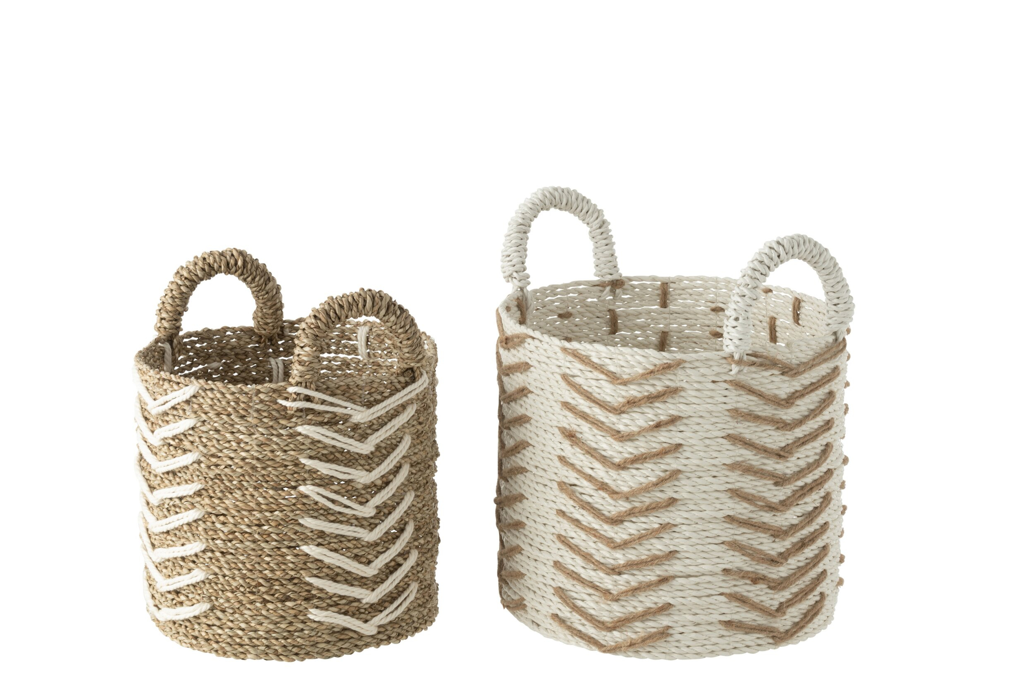 Mand Joostia Zeegras Naturel - Set van 2