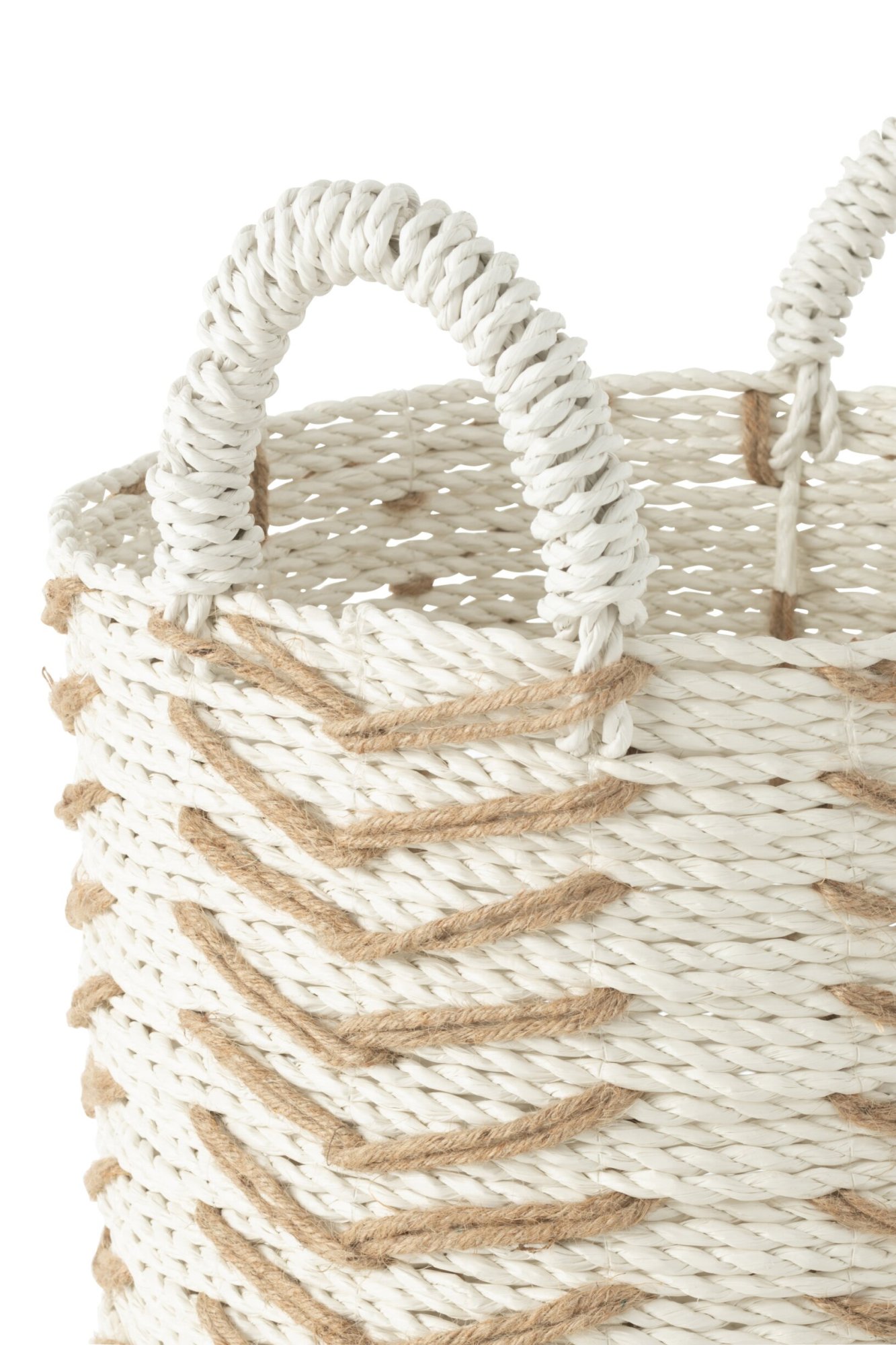 Mand Joostia Zeegras Naturel - Set van 2 - Afbeelding 2