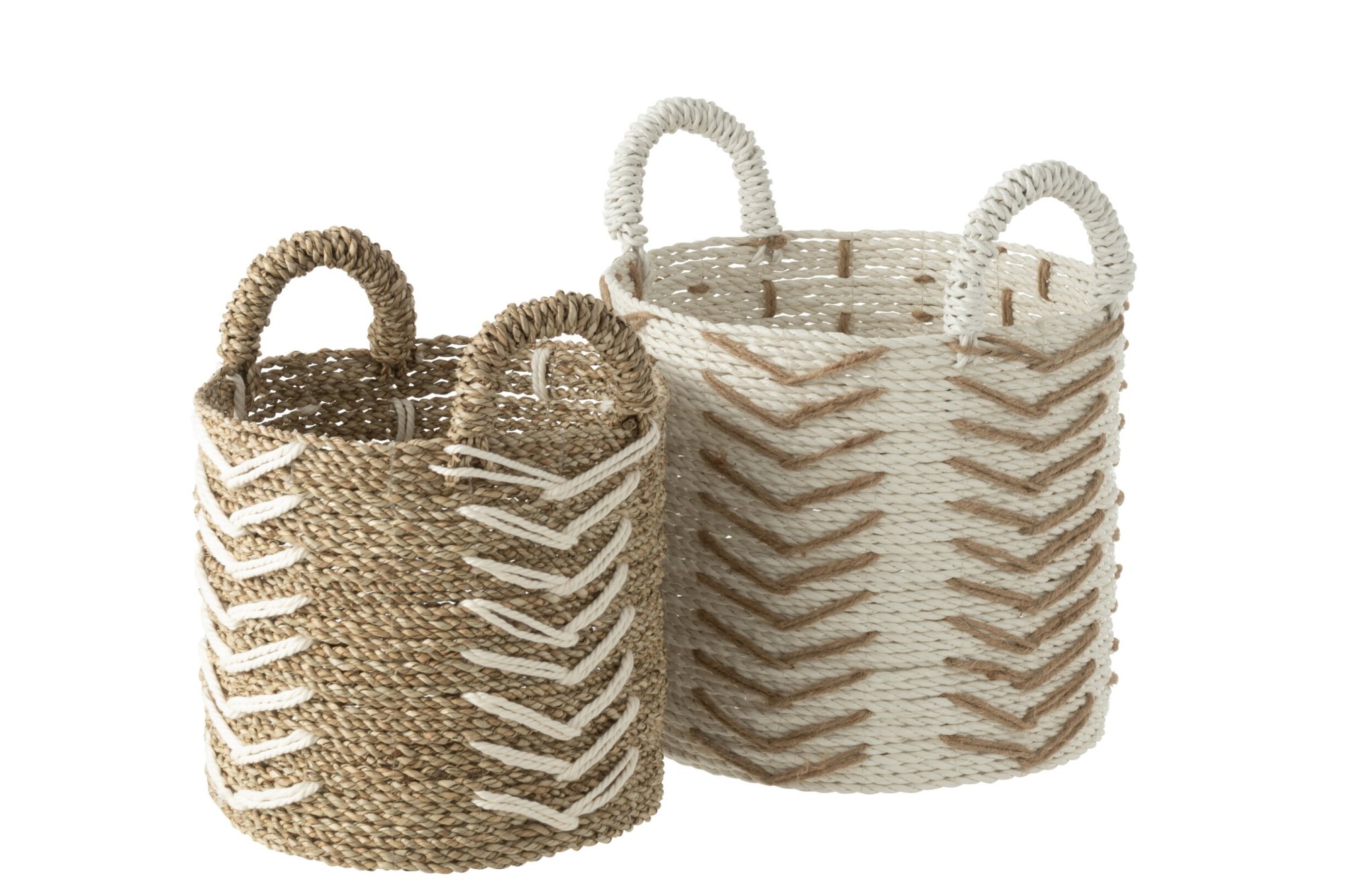 Mand Joostia Zeegras Naturel - Set van 2 - Afbeelding 5