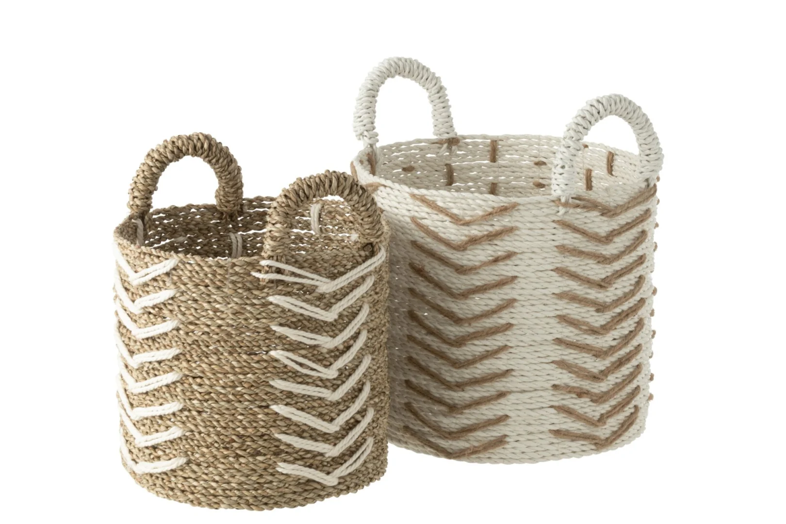 Mand Joostia Zeegras Naturel - Set van 2 - Afbeelding 5