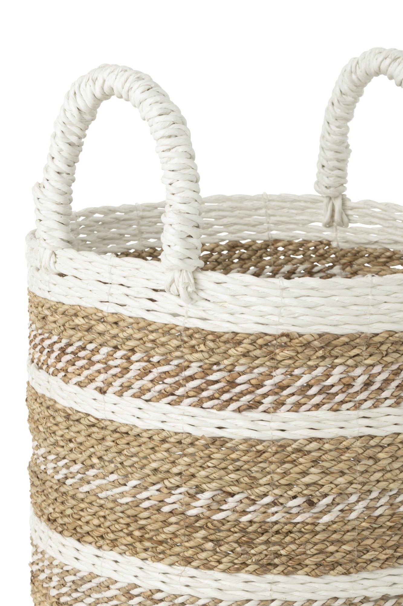 Mand Meinella Raffia Naturel - Set van 3 - Afbeelding 2