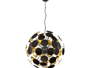 Hanglamp Flollane Mat Zwart Ø54 cm - Set van 3