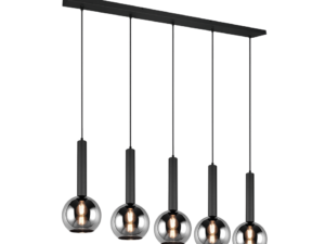 Hanglamp Trinnen Mat Zwart - Set van 3