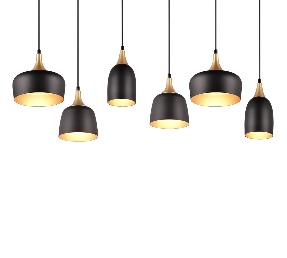 Hanglamp Slietang Mat Zwart - Set van 3 - Afbeelding 3