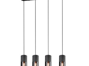 Hanglamp Delfzijl Mat Zwart Ø10 cm - Set van 3