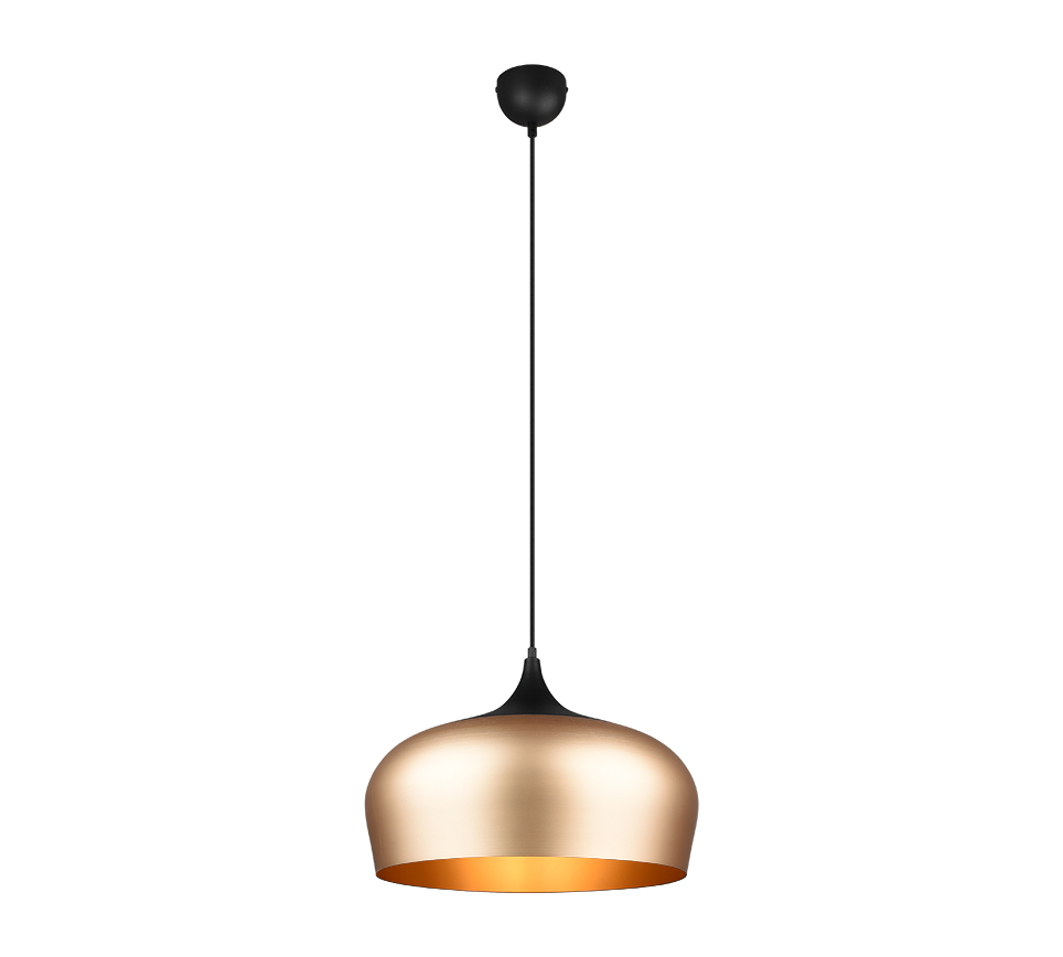 Hanglamp Brasine Mat Messing Ø45 cm - Set van 3
