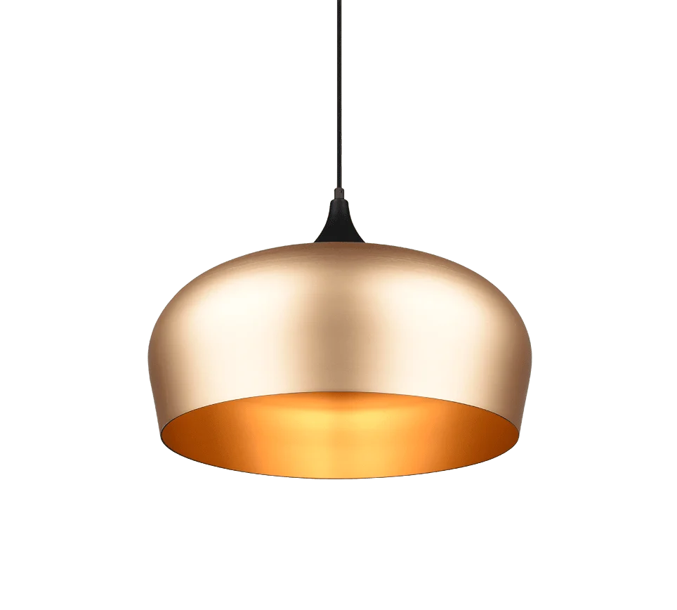 Hanglamp Brasine Mat Messing Ø45 cm - Set van 3 - Afbeelding 3