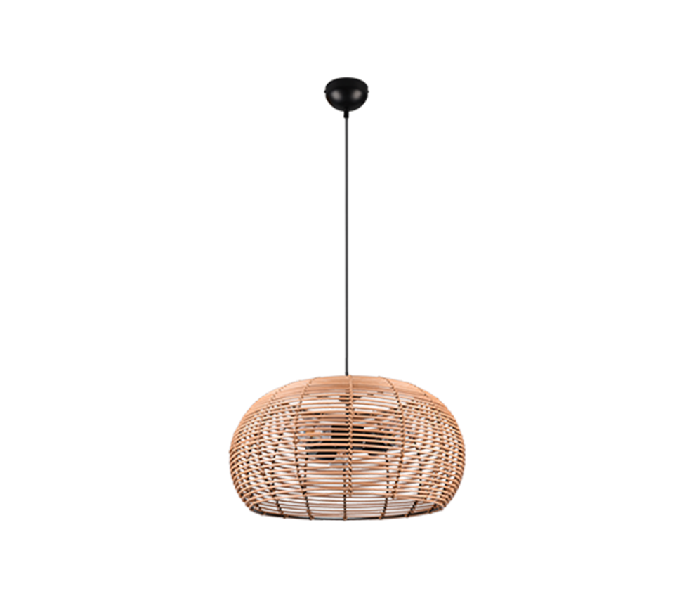 Hanglamp Liekira Rotan Ø50 cm - Set van 3 - Afbeelding 4