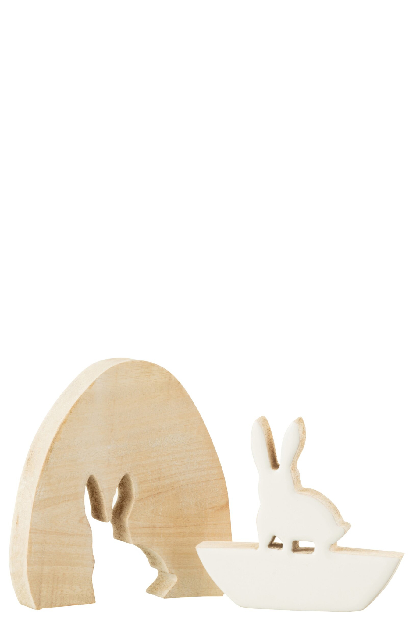 Decoratiefiguur Lerrane Mangohout Wit