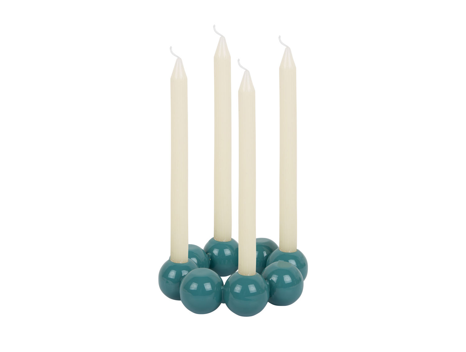 Kandelaar Steskine Turquoise Ø19 cm - Afbeelding 2
