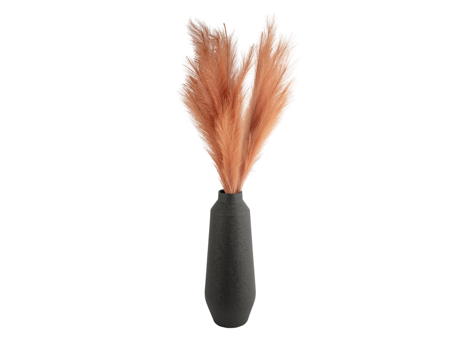 Vaas Stumo Metaal Zwart Ø20 cm - Afbeelding 2