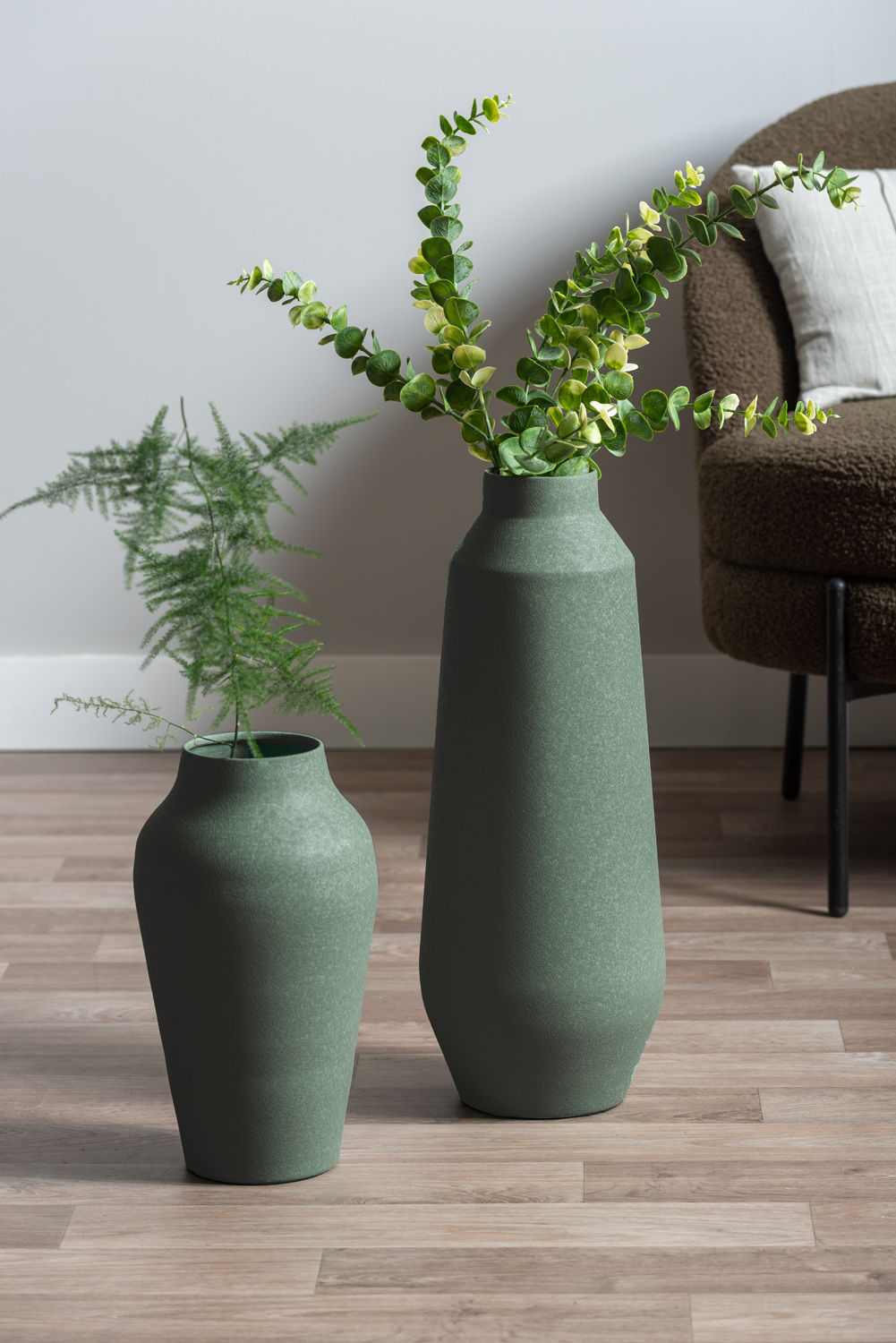 Vaas Taaboro Metaal Groen Ø20 cm - Afbeelding 3