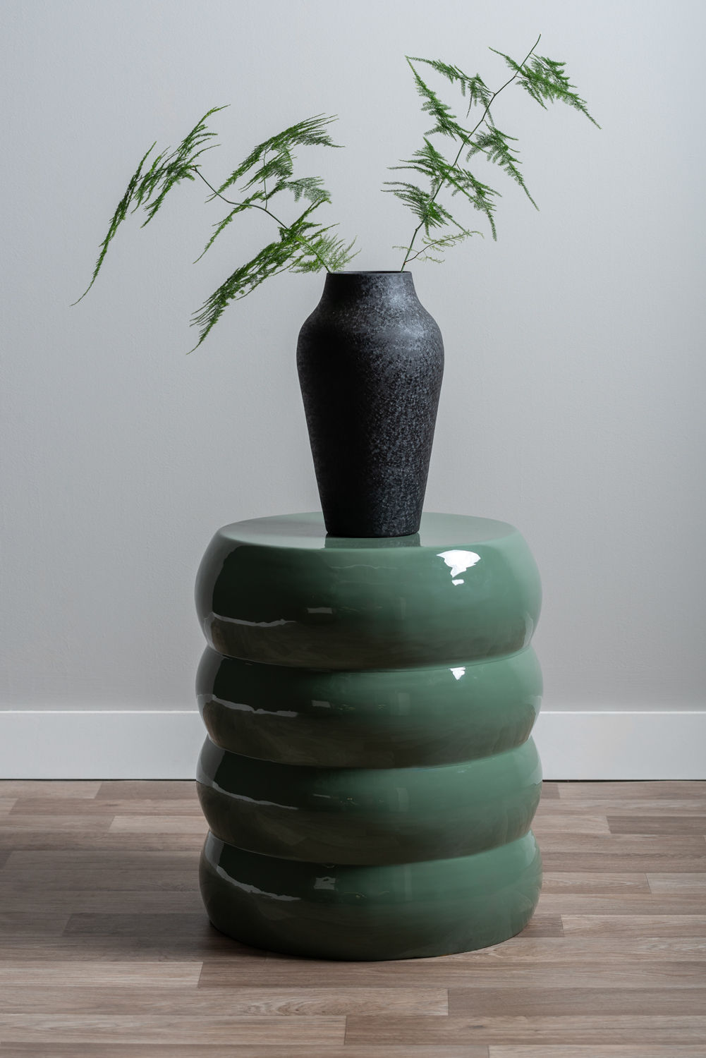 Vaas Jekas Metaal Zwart Ø18 cm - Afbeelding 3