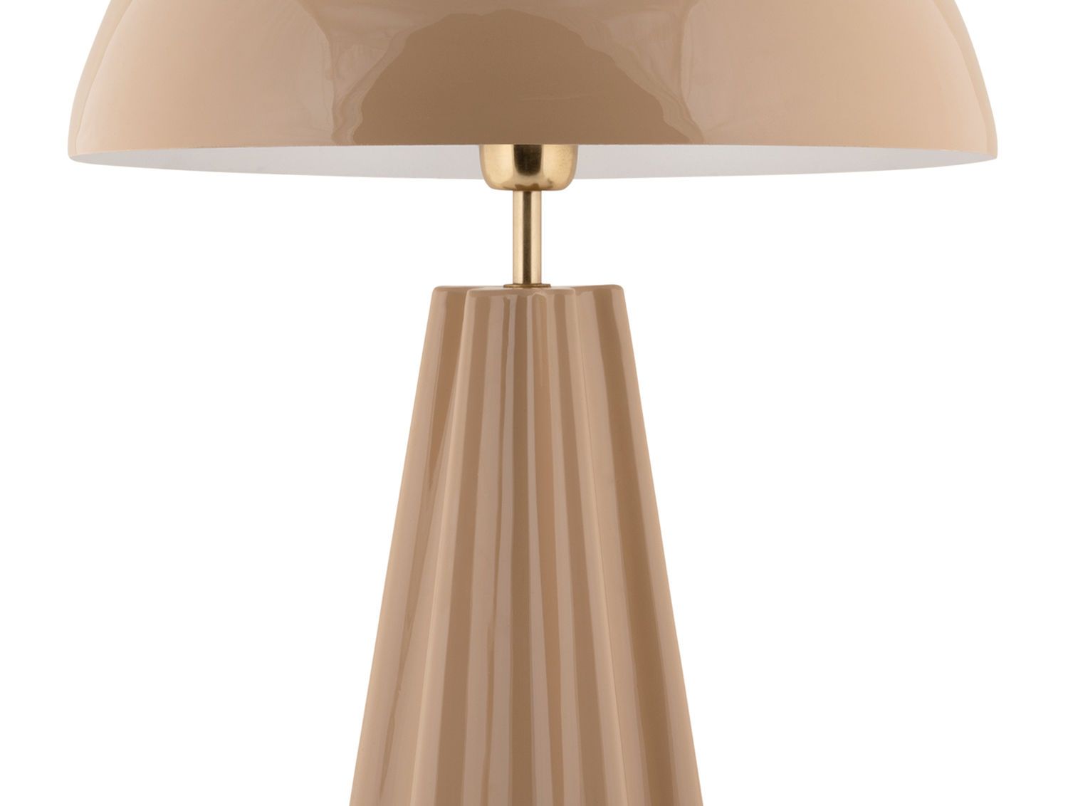 Tafellamp Feellora Zacht Bruin H55 cm - Afbeelding 2
