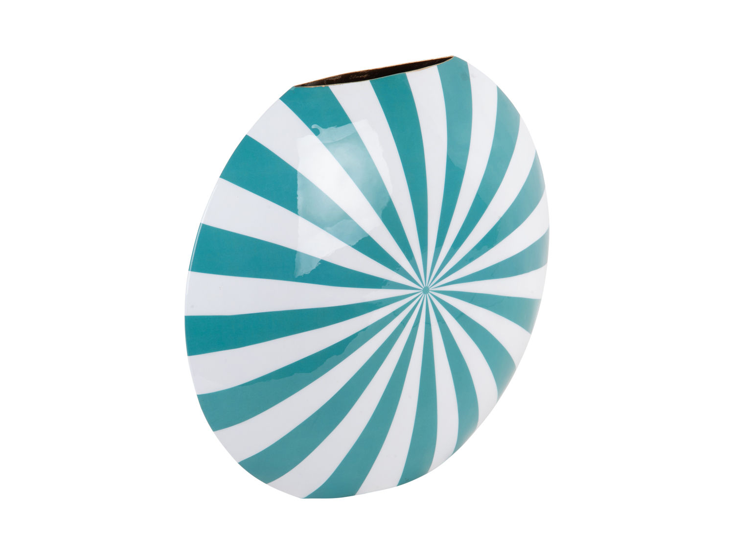 Vaas Slomma Turquoise H35 cm - Afbeelding 2