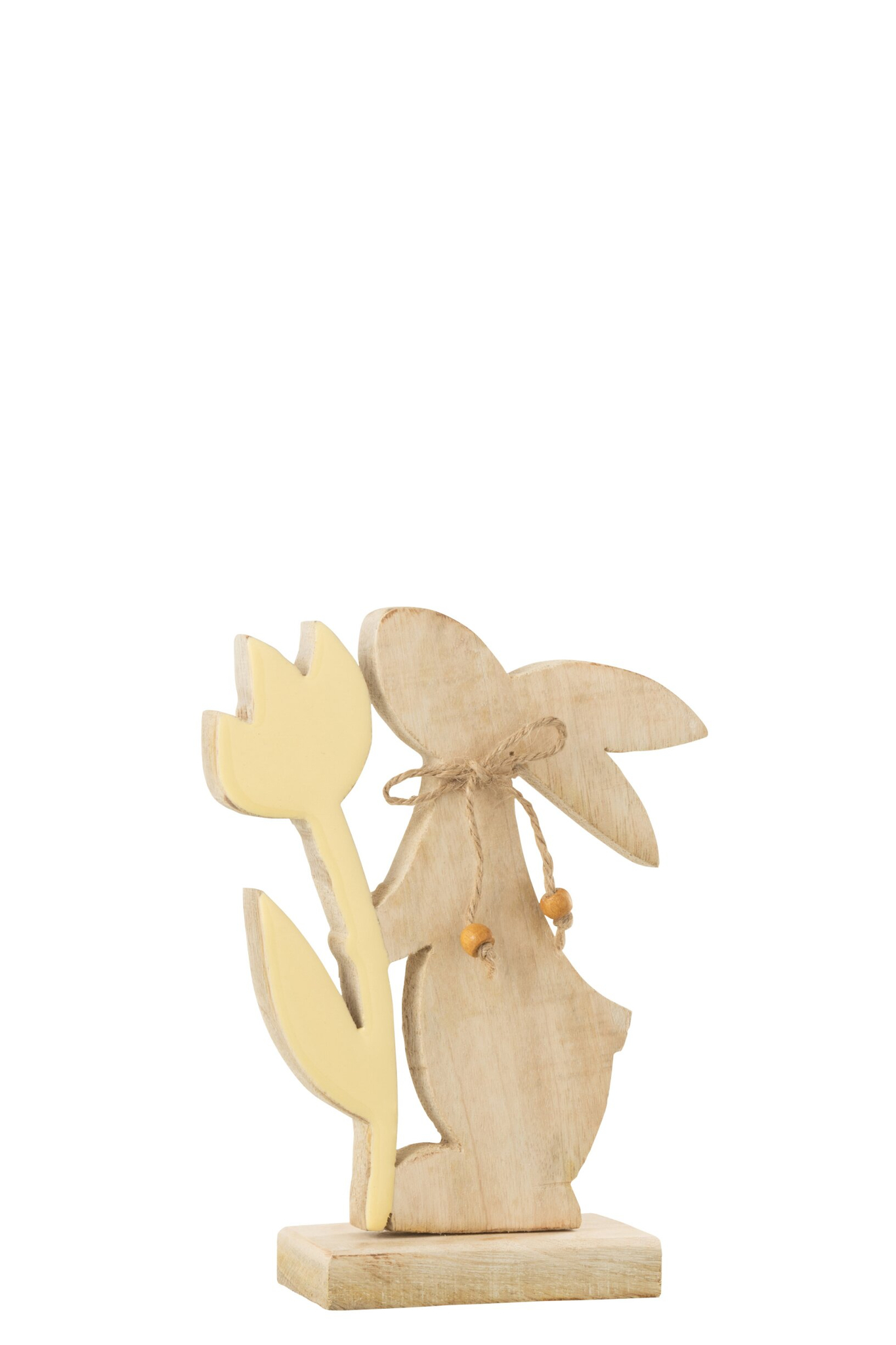 Decoratiefiguur Maummak Mangohout Geel