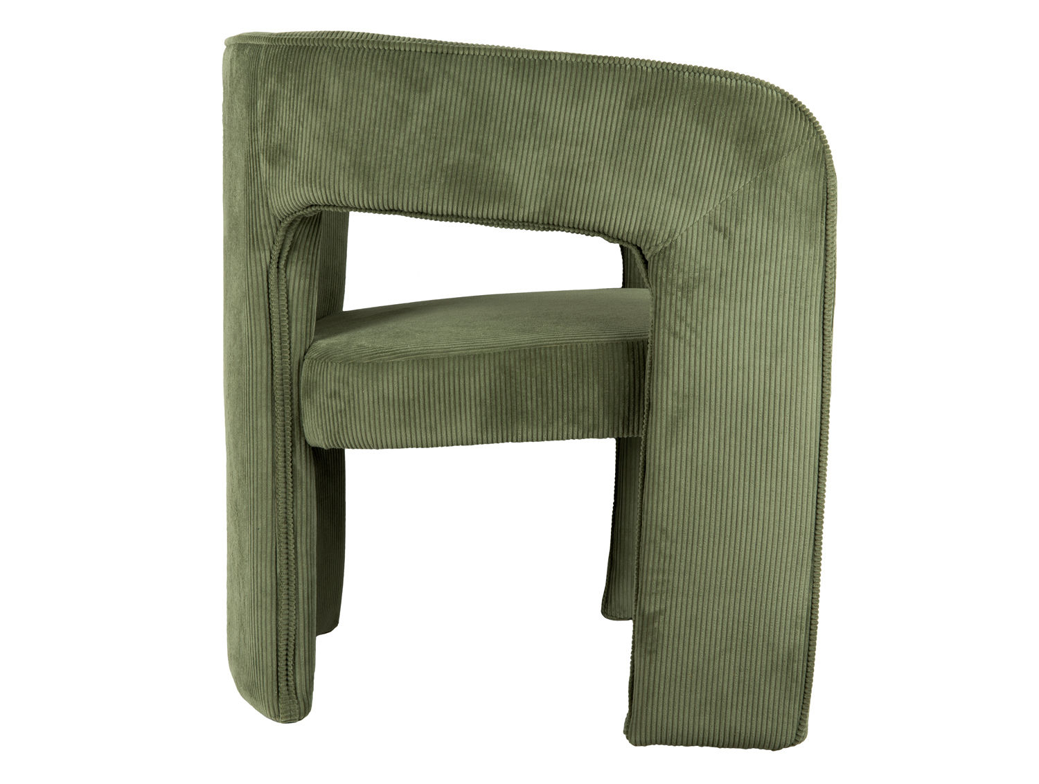 Stoel Trelvo Ribstof Groen - Afbeelding 3