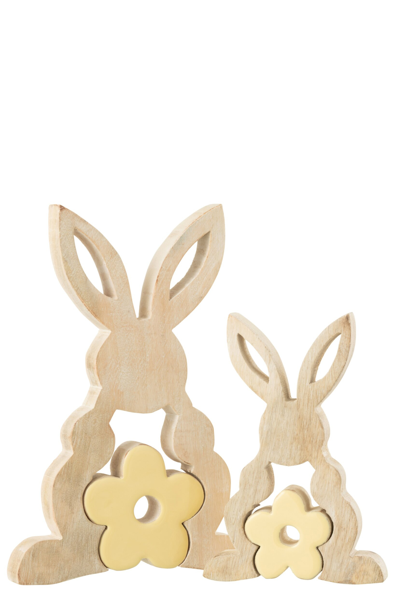 Decoratiefiguur Braussona Mangohout Geel H25,5 cm - Afbeelding 2