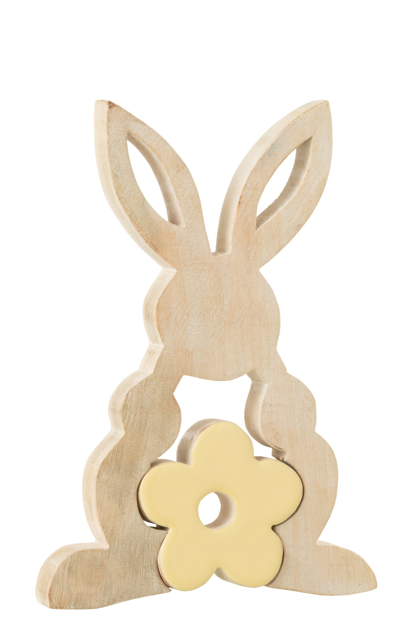 Decoratiefiguur Braussona Mangohout Geel H25,5 cm - Afbeelding 3