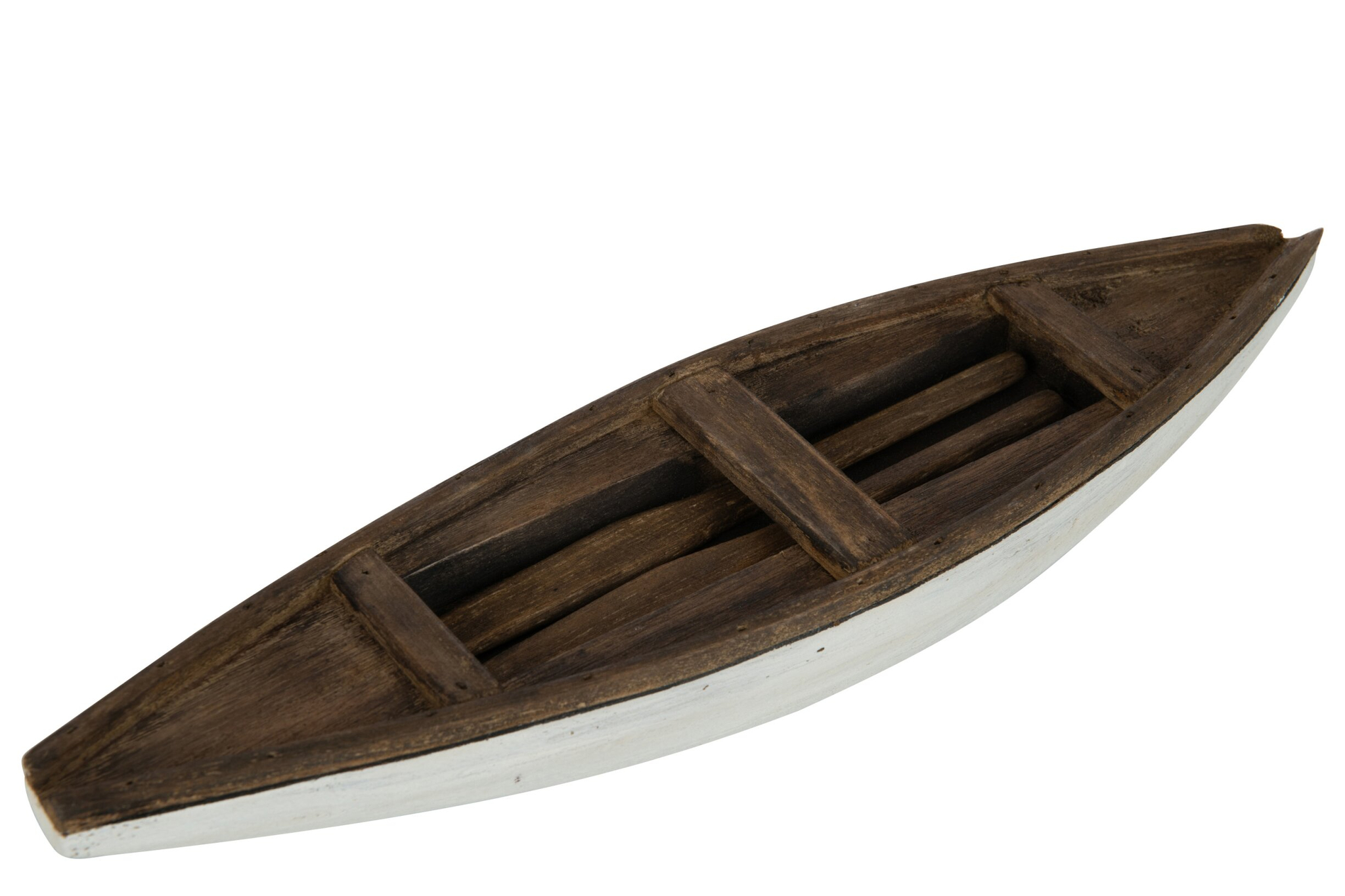 Decoratie Hirnos Hout Wit