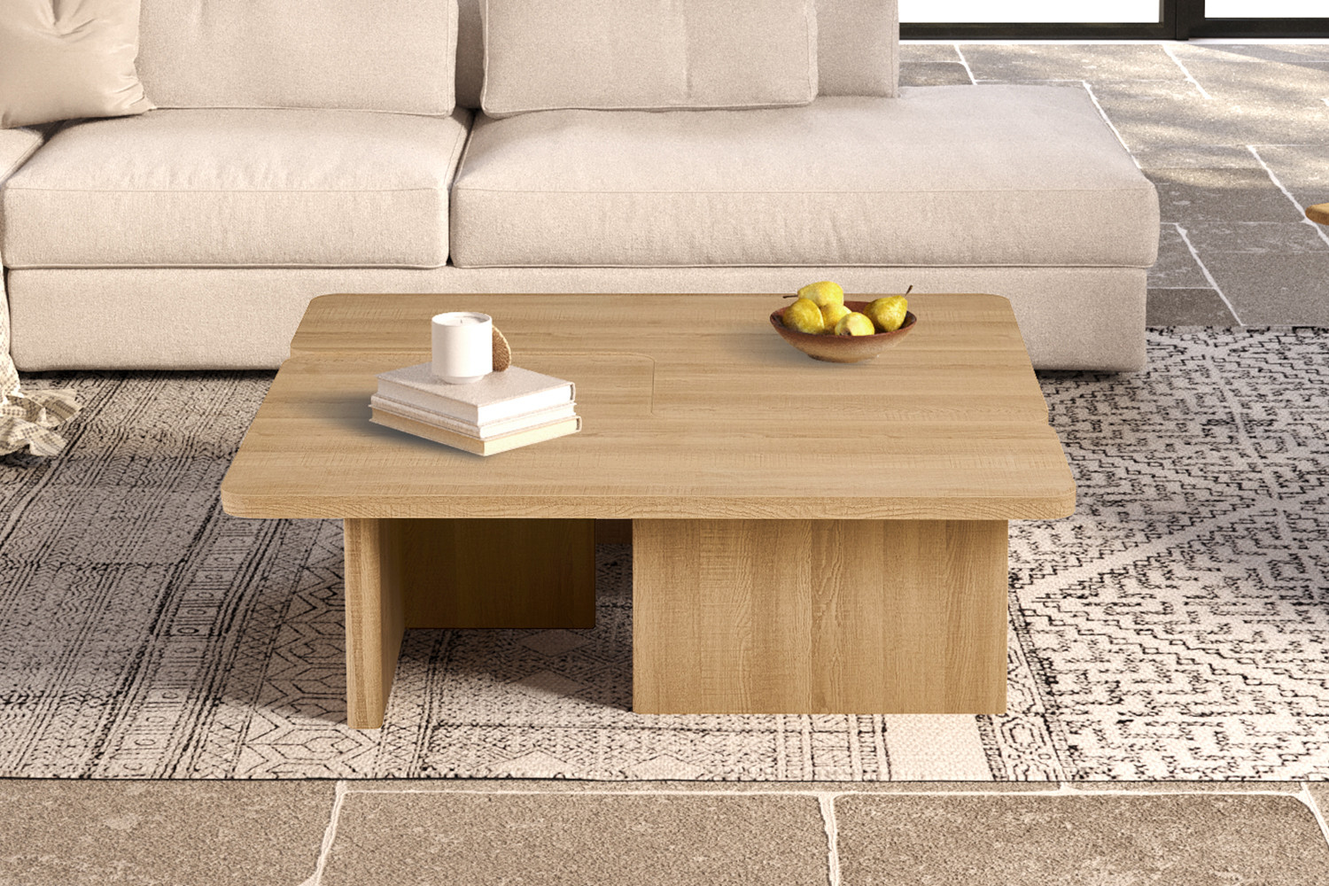 Salontafel Mubio Naturel 120 cm