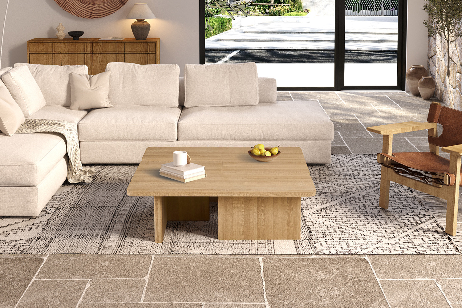 Salontafel Mubio Naturel 120 cm - Afbeelding 2