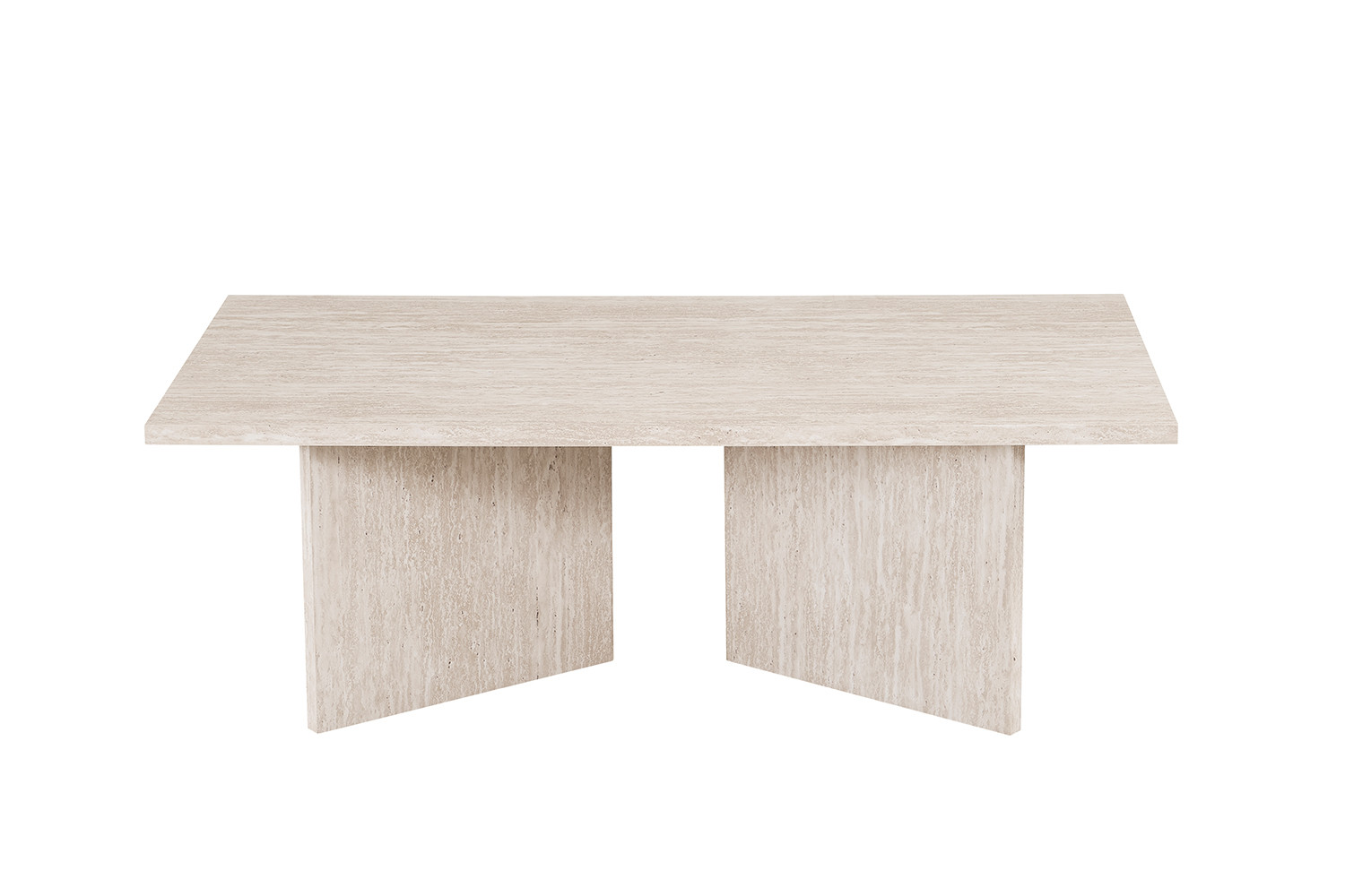 Salontafel Saundena Beige 125 cm - Afbeelding 3