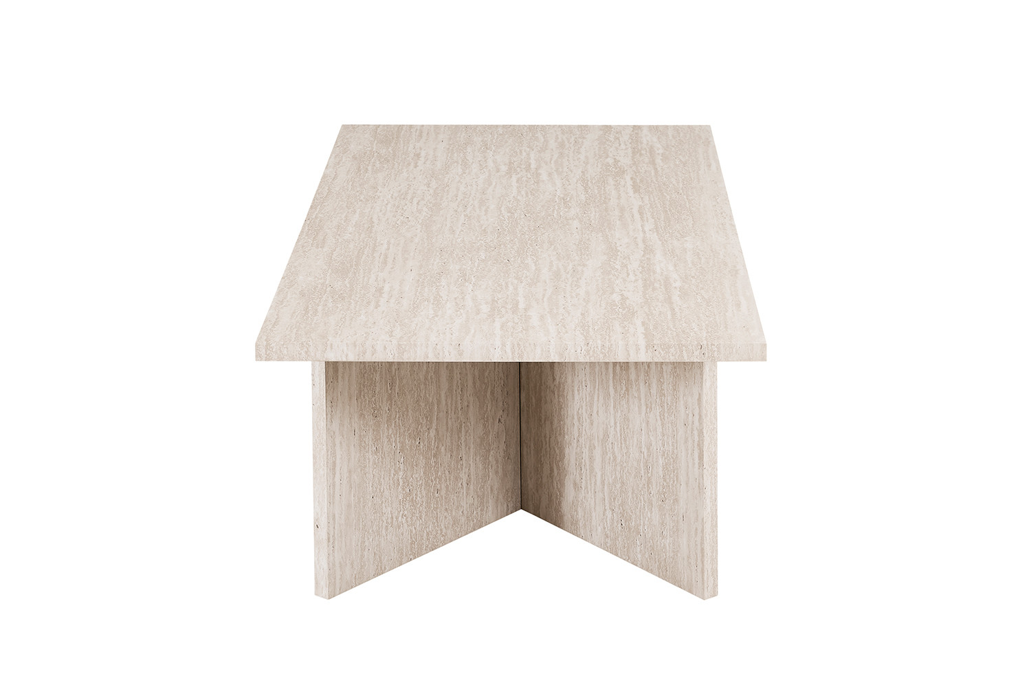 Salontafel Saundena Beige 125 cm - Afbeelding 5