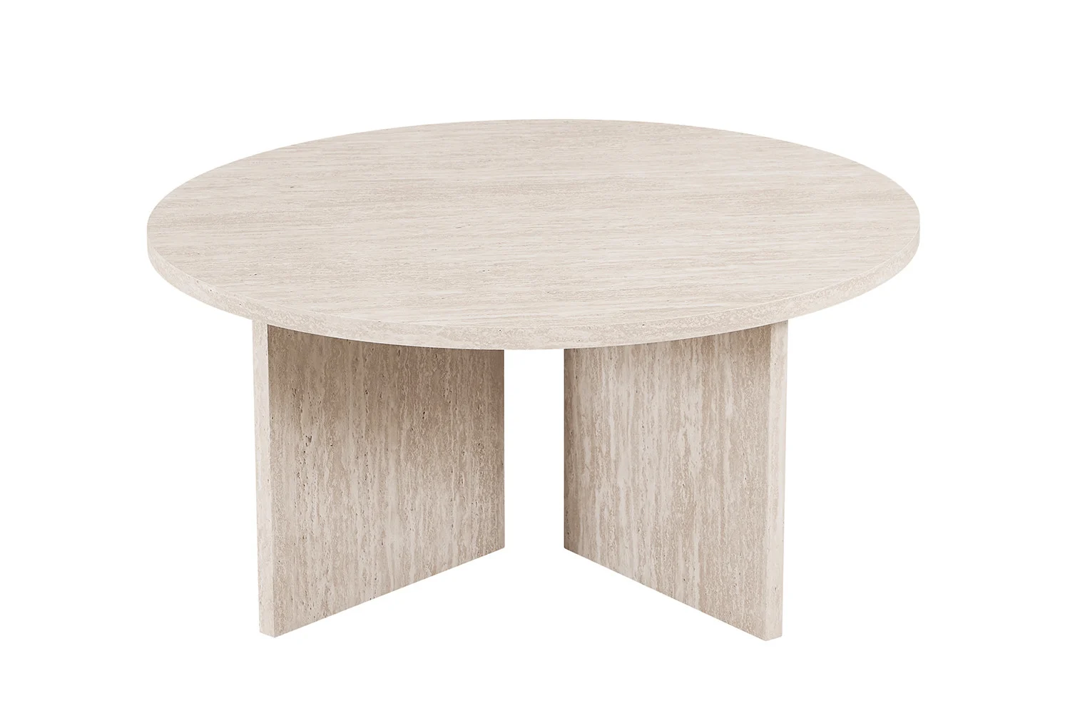 Salontafel Stoontund Travertin 90 cm - Afbeelding 3