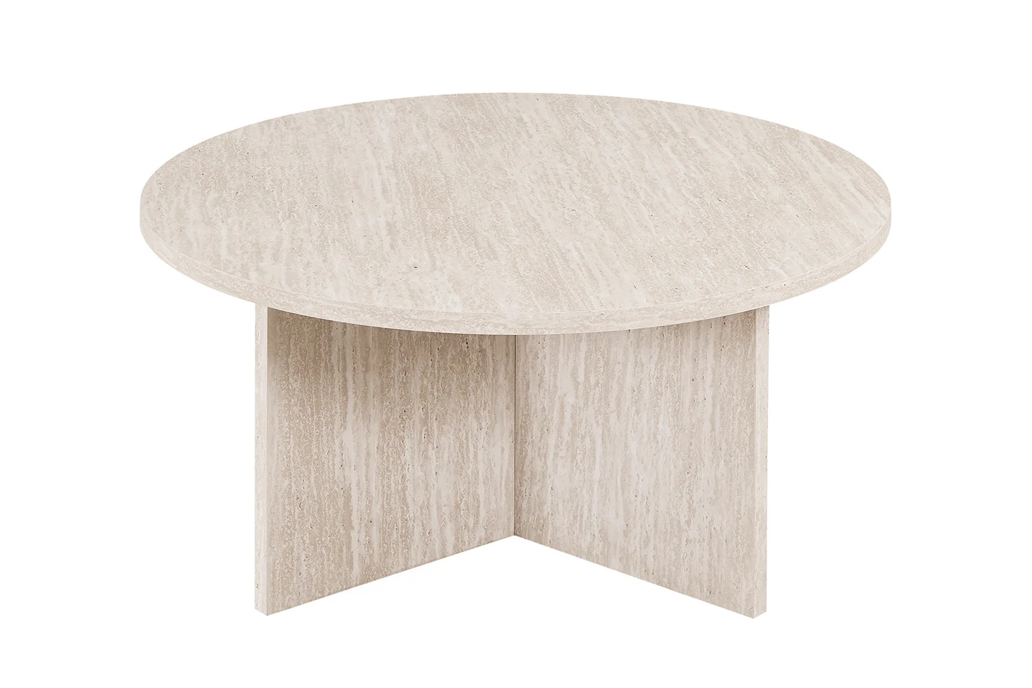 Salontafel Stoontund Travertin 90 cm - Afbeelding 4
