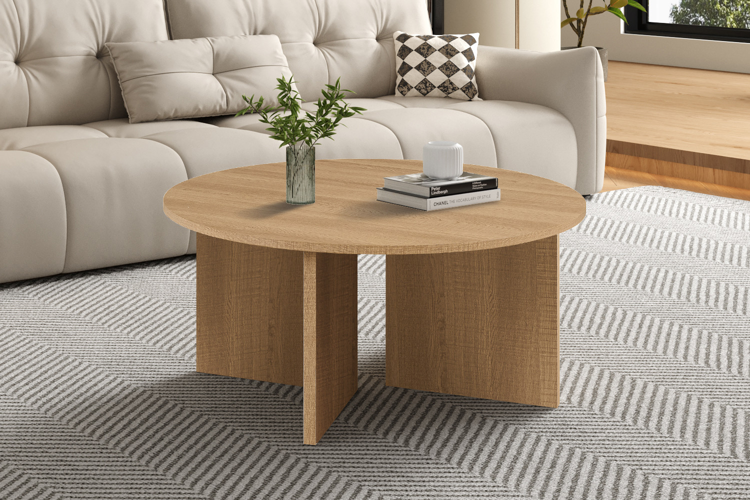 Salontafel Skaullor Naturel 90 cm