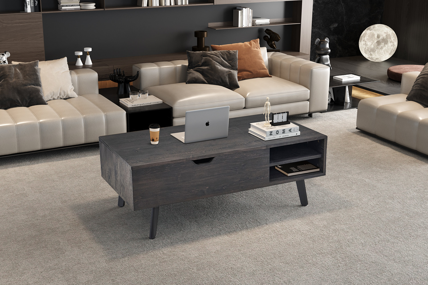 Salontafel Deino 120 cm - Afbeelding 4