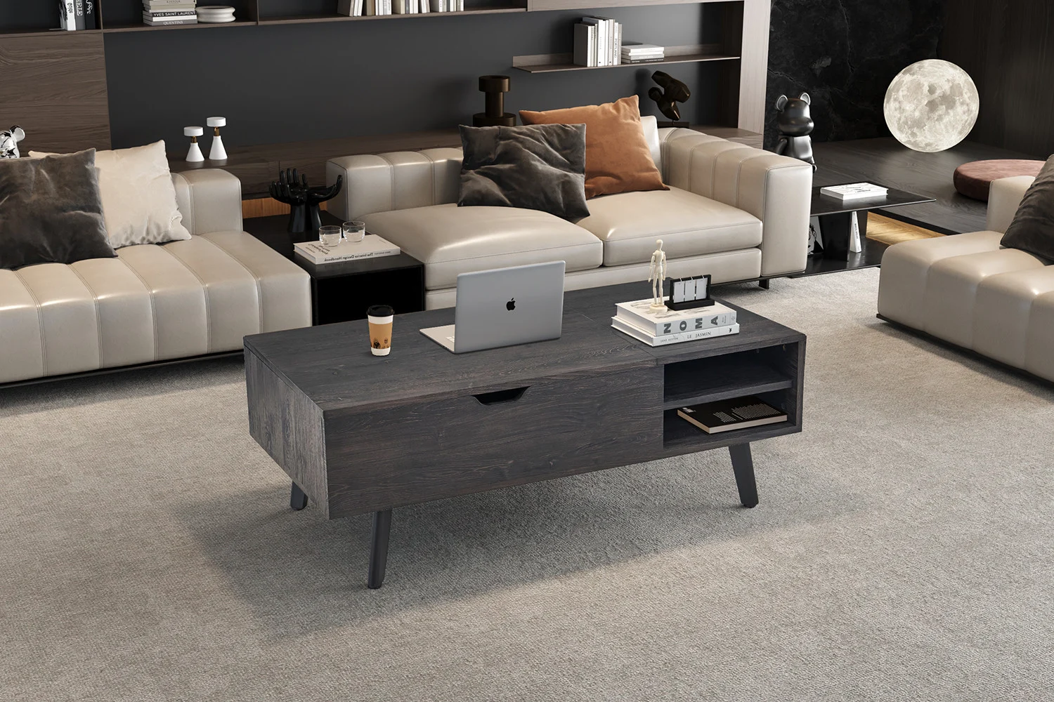 Salontafel Deino 120 cm - Afbeelding 4