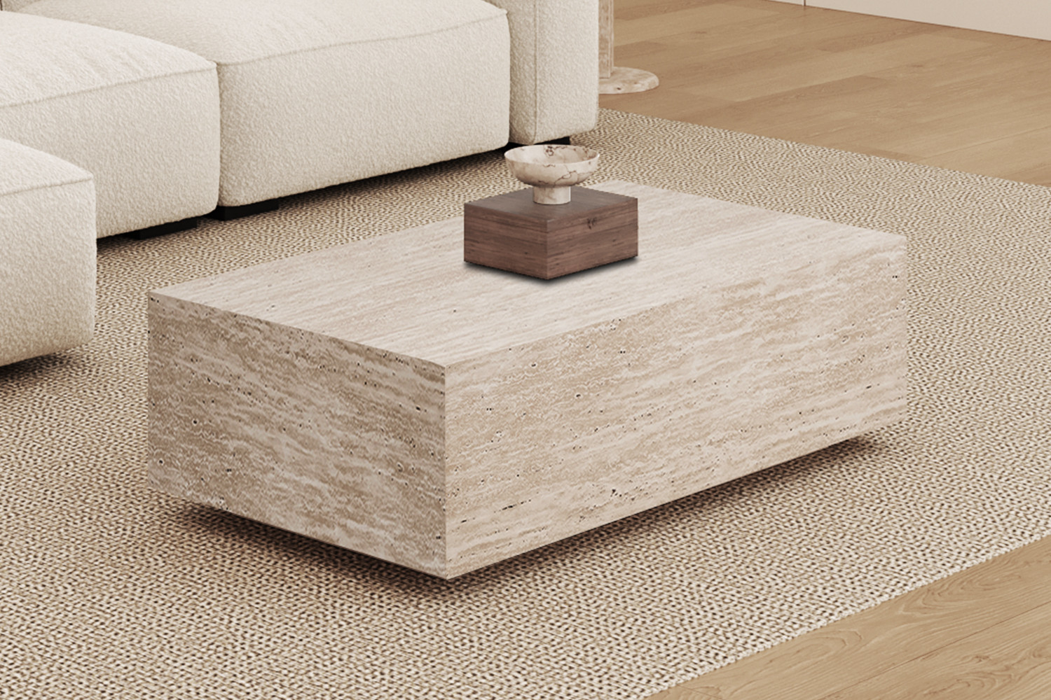 Salontafel Slaumi Beige - Afbeelding 2