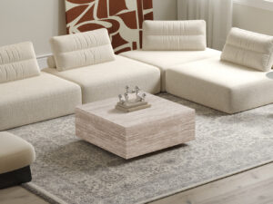 Salontafel Greirrone Beige 90 cm