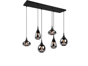 Hanglamp Gemma Mat Zwart - Set van 3