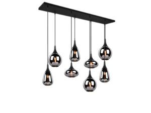 Hanglamp Fleimel Mat Zwart - Set van 3