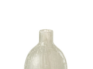 Mozaïekvaas Naammino Glas Grijs H27 cm